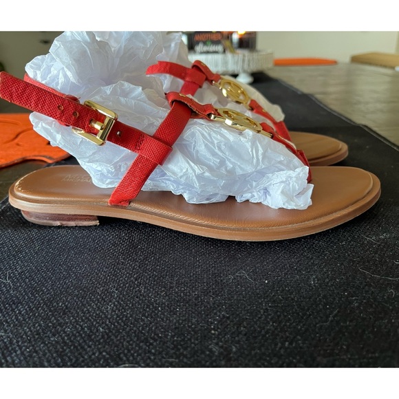 Michael Kors Red Orange  Sandals US 7 - Picture 6 of 6